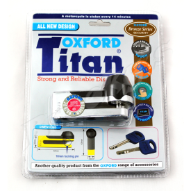 Titan 10mm Pin Disc Lock Black